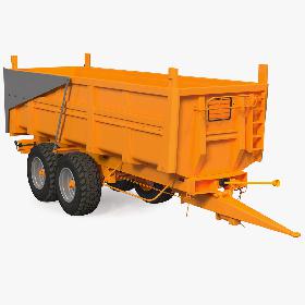 3D Body Tipper Trailer Clean